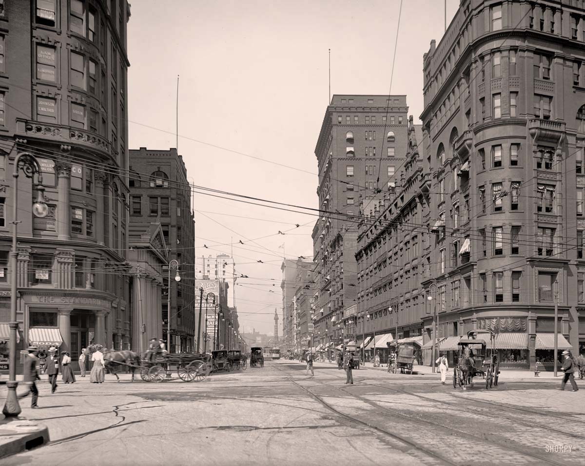 Cleveland. Euclid Avenue, circa 1905