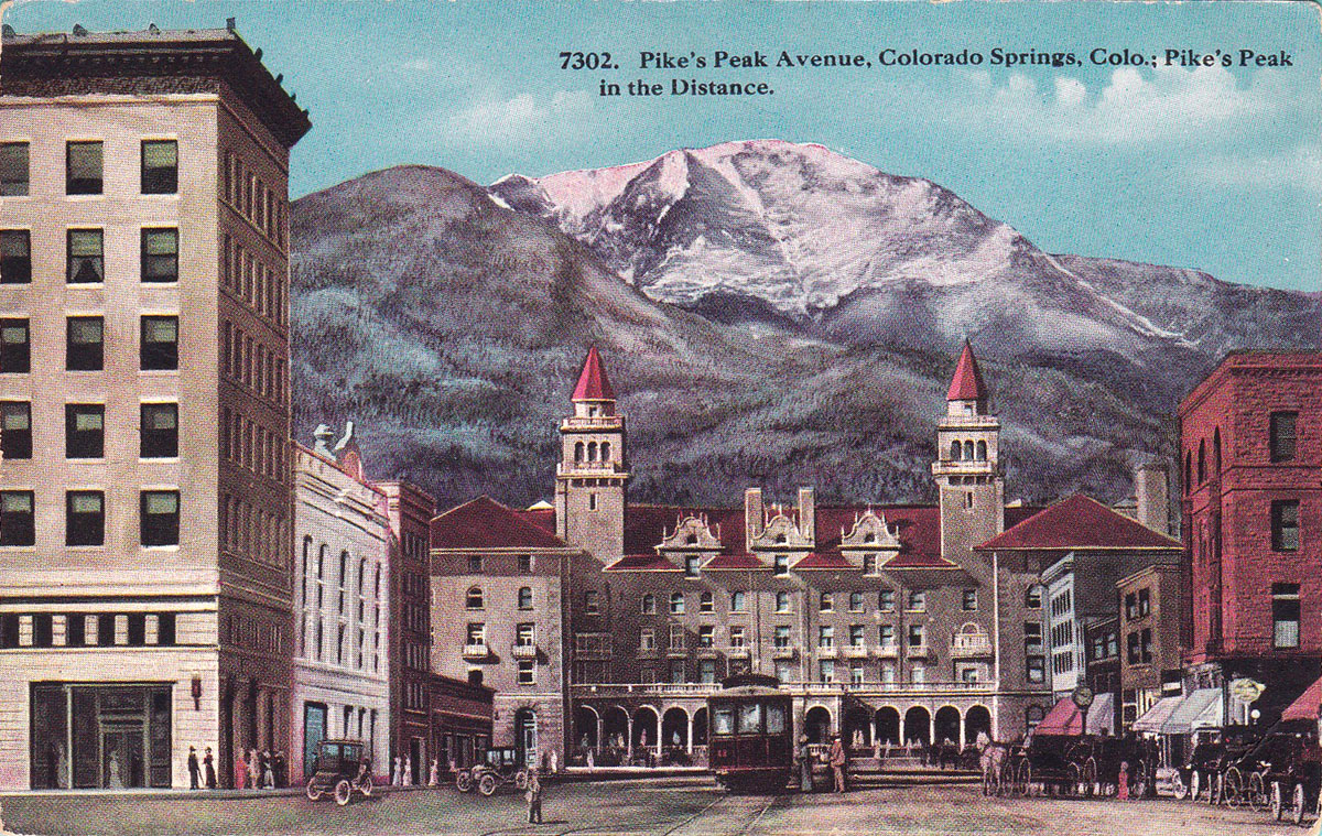 Colorado Springs. Pike's Peak Avenue
