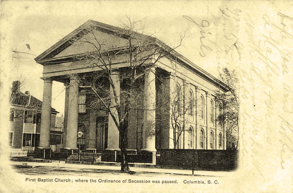 Columbia. First Baptist Church, circa 1910