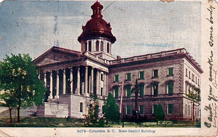 Columbia. State Capitol Building, 1907