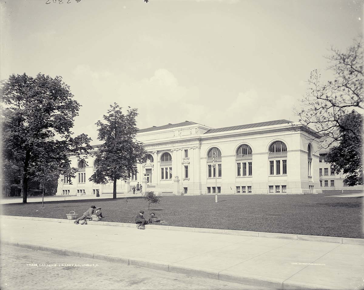 Columbus, Ohio. Carnegie Library, between 1900 and 1910
