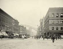Columbus. High Street north from State, circa 1910