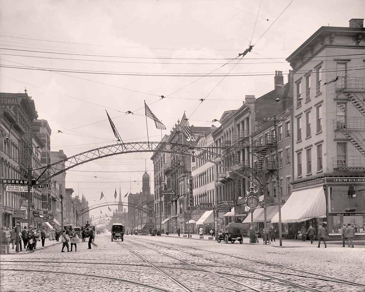 Columbus, Ohio. High Street, south from State, circa 1910