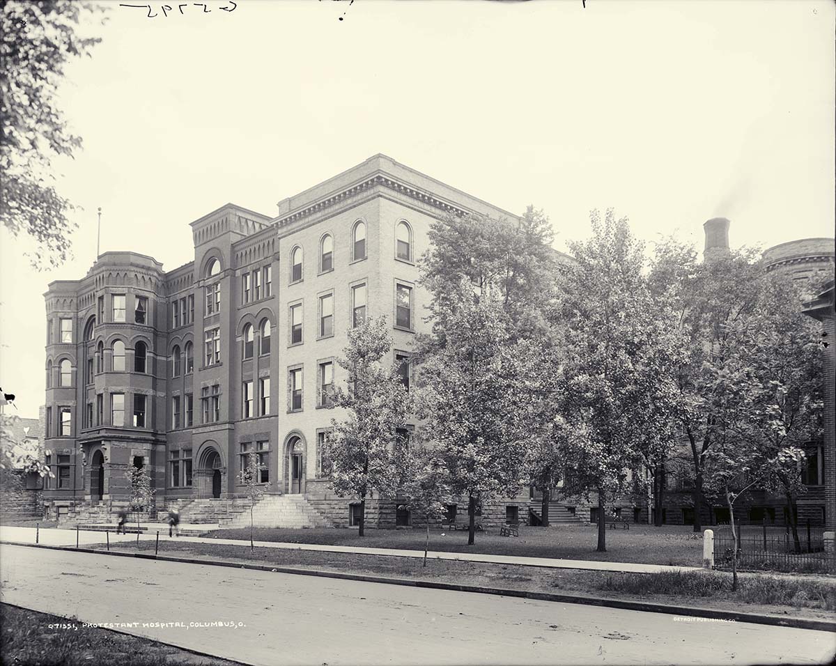 Columbus, Ohio. Protestant Hospital, between 1900 and 1910