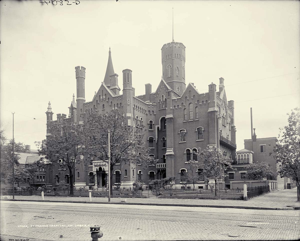 Columbus, Ohio. St Francis Hospital, between 1900 and 1910