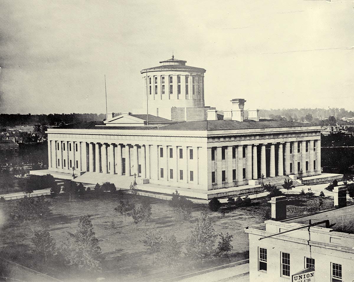 Columbus, Ohio. State Capitol, 1860