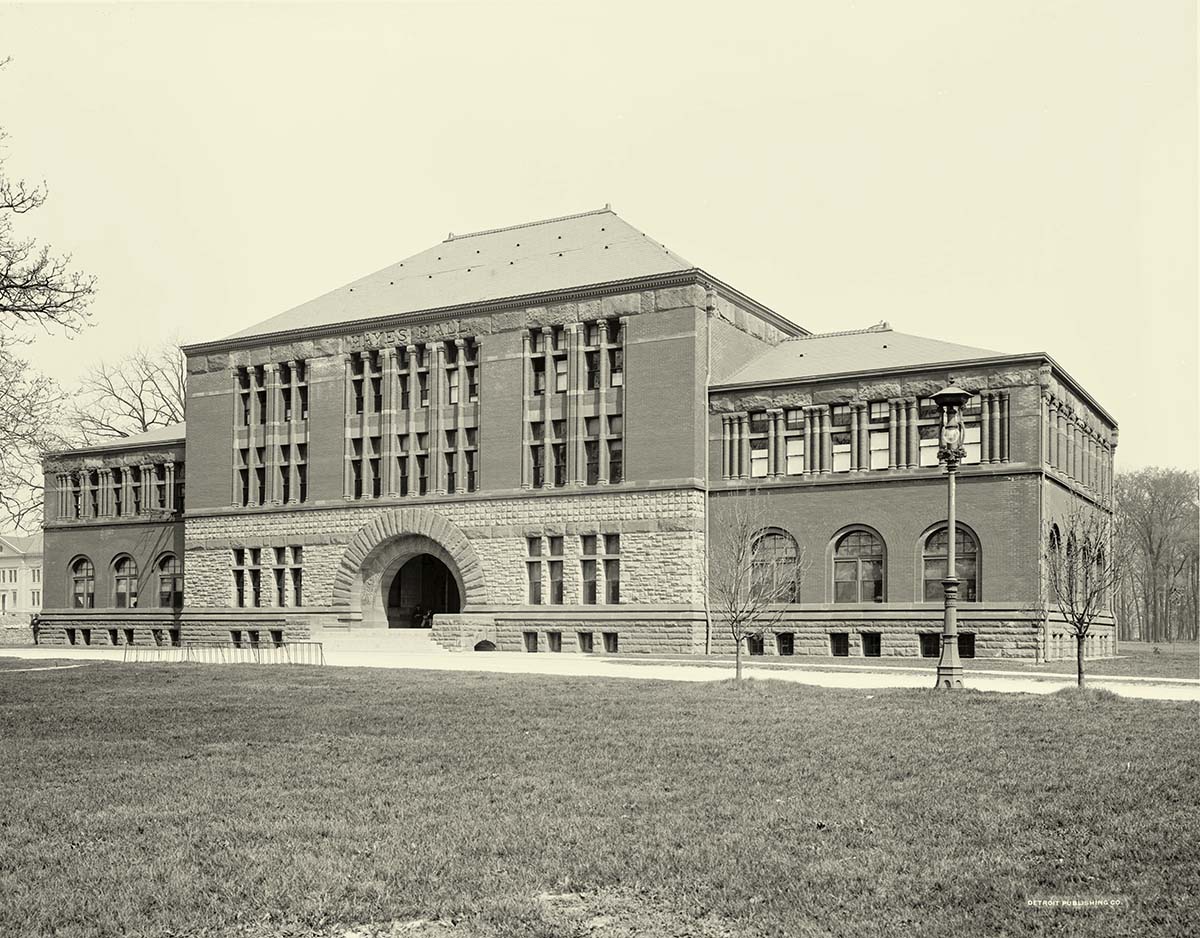 Columbus, Ohio State University, Hayes Hall, between 1900 and 1910