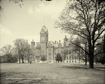 Columbus. Ohio State University, Main building, between 1900 and 1910