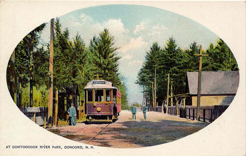 Concord. Contoocook River Park, circa 1905