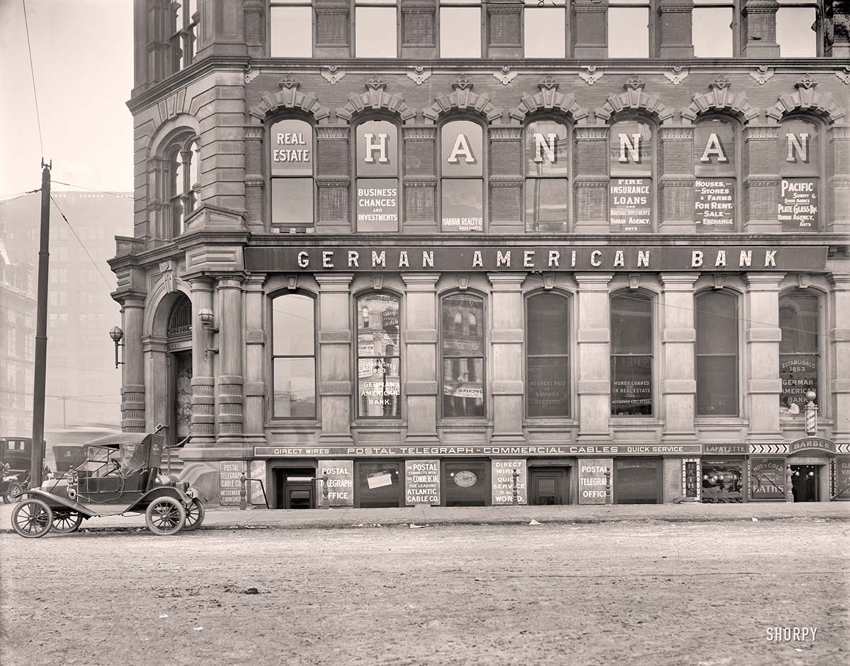 Detroit, Michigan. German American Bank, 1911