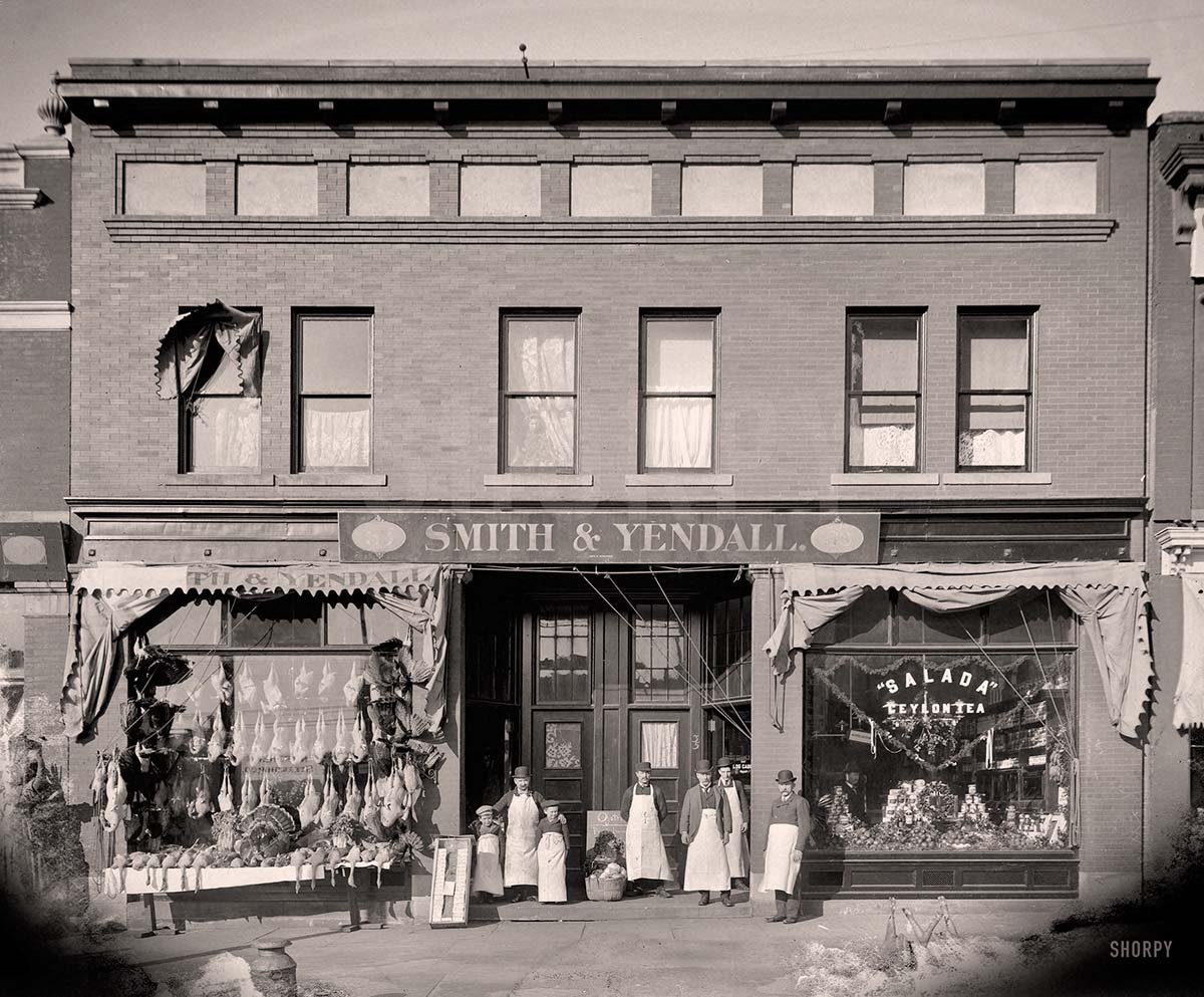 Detroit, Michigan. Smith & Yendall, Grocers, circa 1900