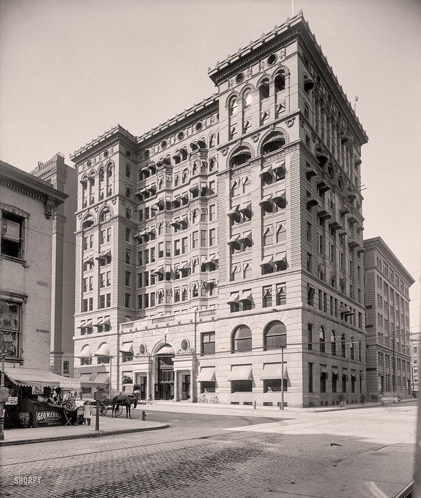 Detroit, Michigan. Union Trust Bank Building, circa 1900