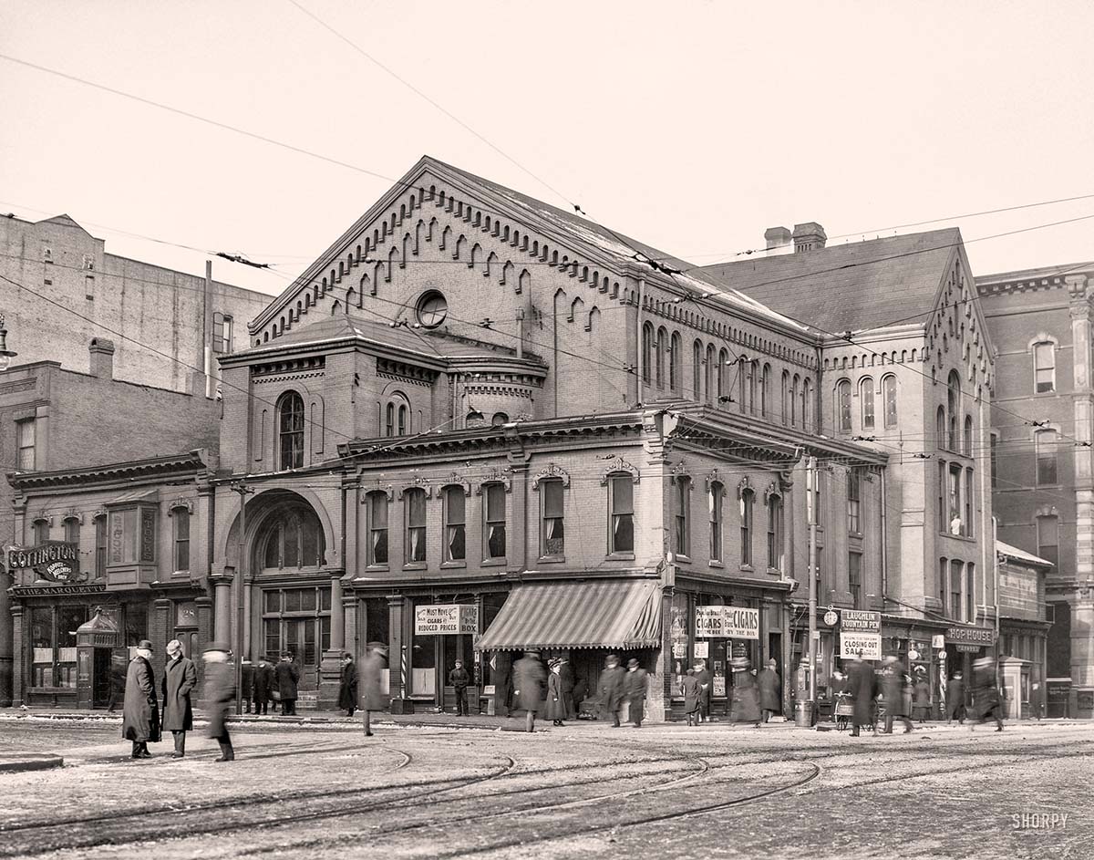 Detroit, Michigan. Walker Block, Griswold and Fort Streets, 1908