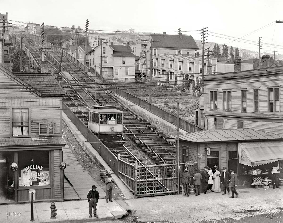 Duluth. Up the incline railway from Superior Street, circa 1907
