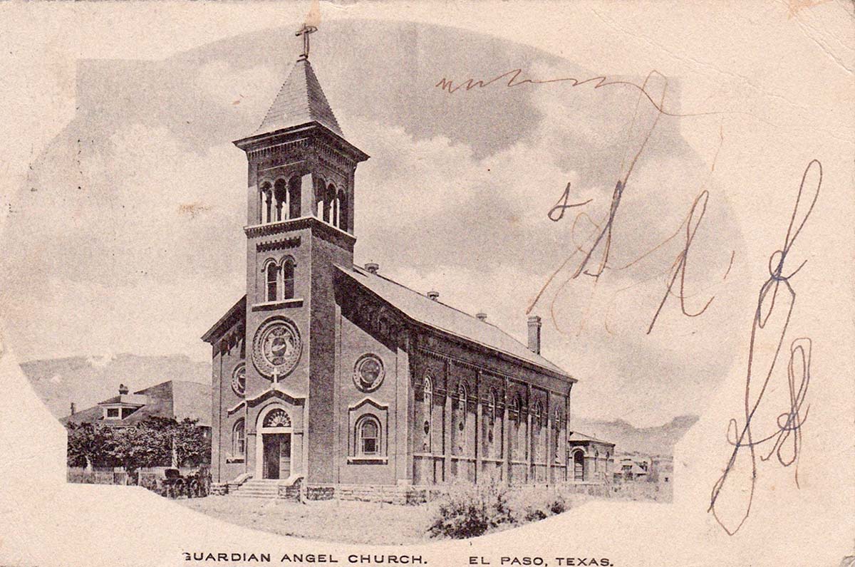 El Paso, Texas. Guardian Angel Church, 1920