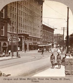 El Paso. Oregon and Mesa Streets, near the plaza, between 1910 and 1920