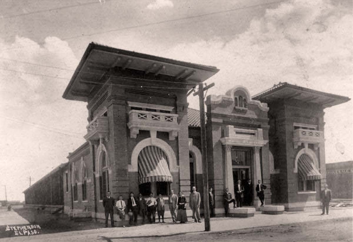 El Paso, Texas. T&P Freight Station at 1st and Ochos streets, 1912
