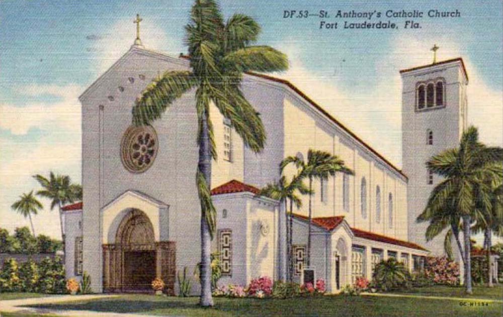 Fort Lauderdale. St Anthony's Church, 1952