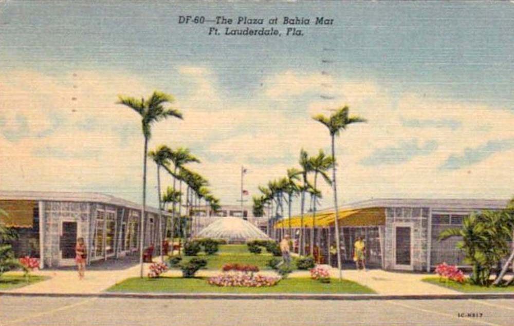 Fort Lauderdale. The Plaza at Bahia Mar, 1952