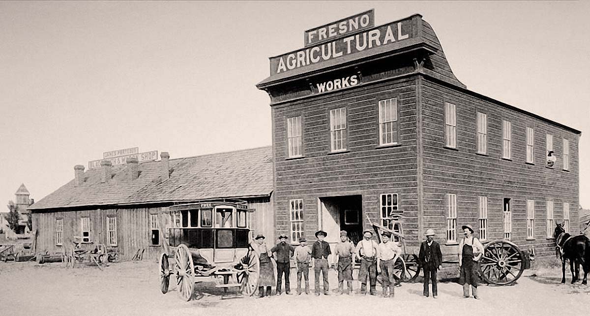 Fresno, California. Agricultural works, 1881
