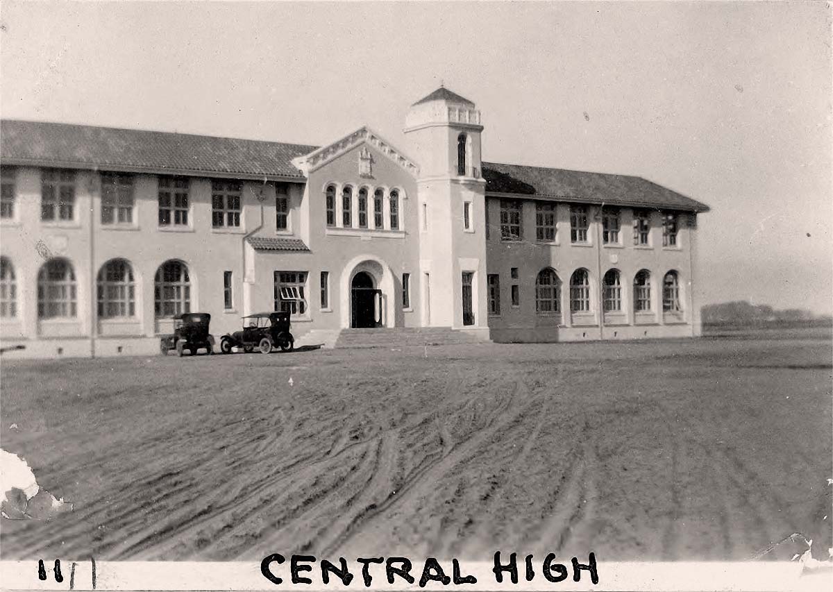 Fresno, California. Central High School, 1925