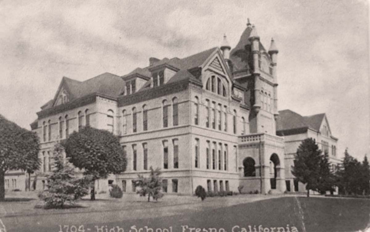 Fresno, California. High School, 1911