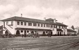 Santa Fe - Fresno depot, 1911