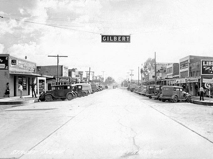 Gilbert. Main Street, early 1930s