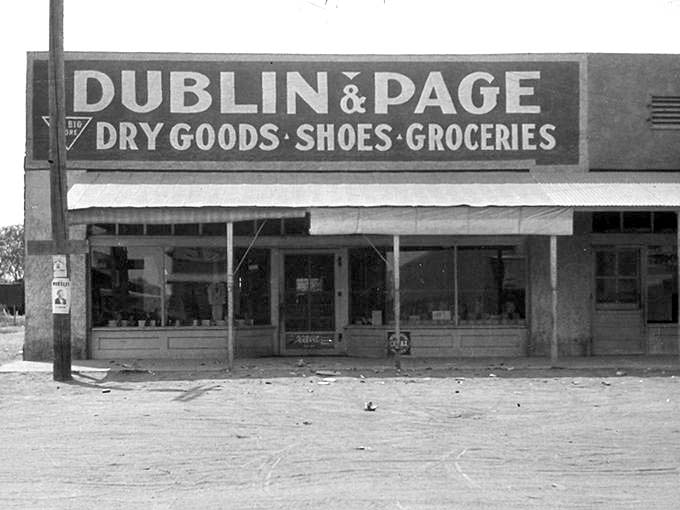 Gilbert. The old Dublin & Page grocery store