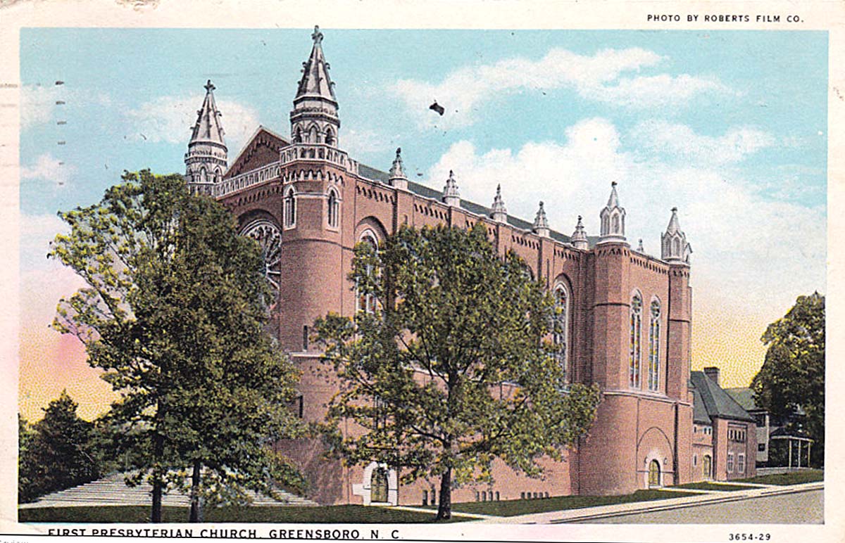 Greensboro. First Presbyterian Church, 1932