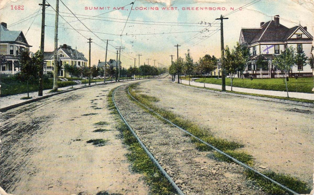 Greensboro. Summit Avenue, 1911