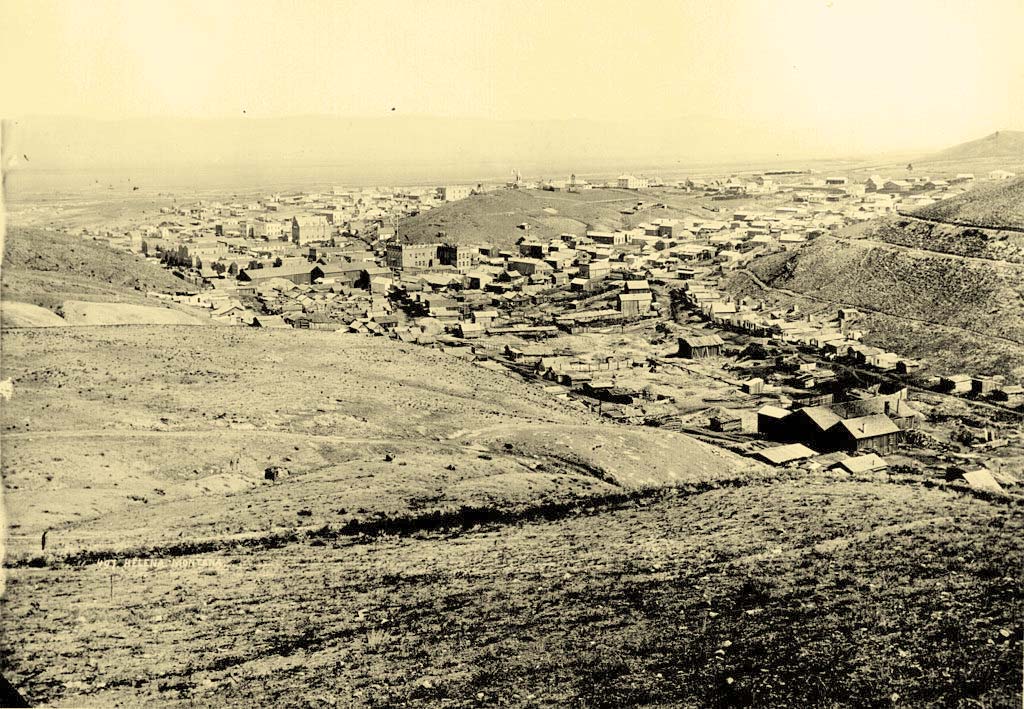 Helena. Panorama of the city, 1870