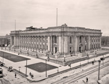 Indianapolis. Courthouse and Post Office on Ohio Street, 1905