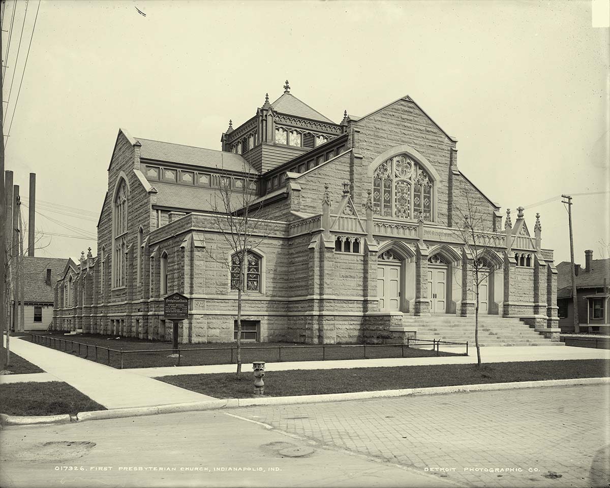Indianapolis, Indiana. First Presbyterian Church, 1906
