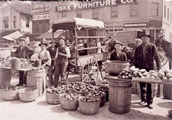 Indianapolis. Fruit Market, 1908