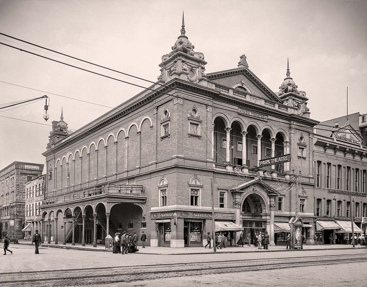 Indianapolis, Indiana. Park Theatre, Washington Street and Capitol Avenue, 1904