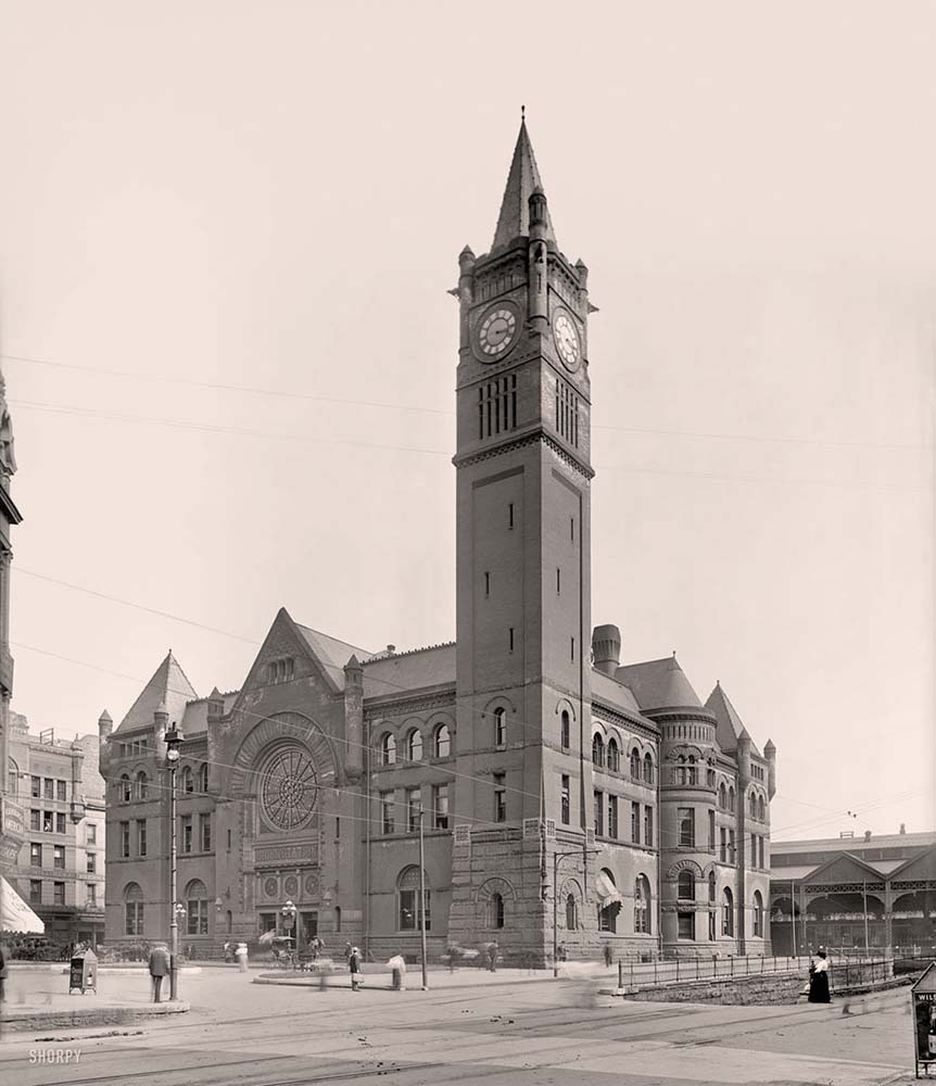 Indianapolis, Indiana. Union Station, circa 1906