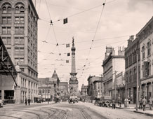 Indianapolis. West Market Street, circa 1907