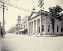 Jacksonville. Bank and Post Office, between 1895 and 1910