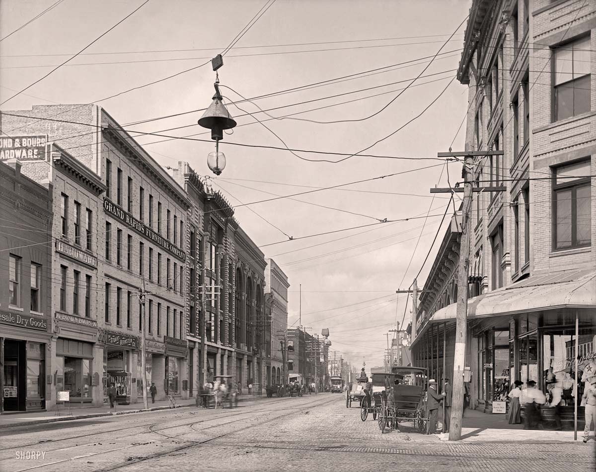 Jacksonville, Florida. Bay Street, circa 1904