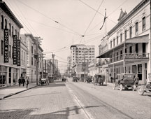 Jacksonville. Forsyth Street west from City Hall, on the right - Hotel Windle, circa 1910