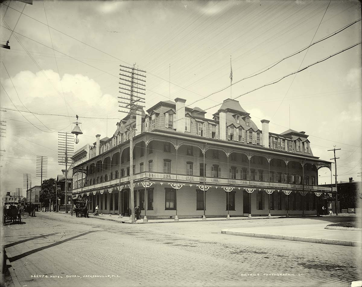 Jacksonville, Florida. Hotel Duval, between 1900 and 1905