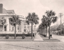 Jacksonville. Residences, corner Laura and Ashley Streets, circa 1910