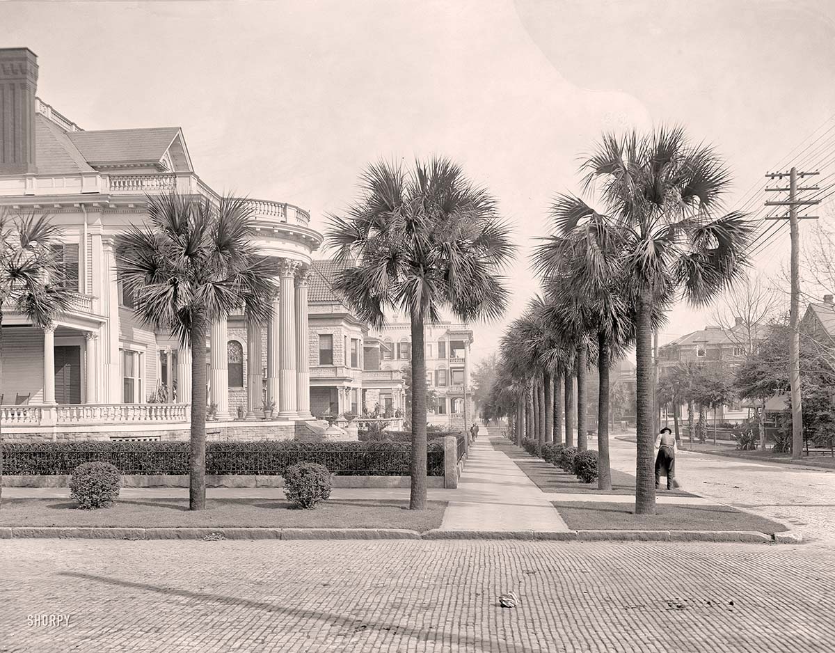 Jacksonville, Florida. Residences, corner Laura and Ashley Streets, circa 1910