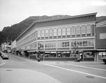 Juneau. Downtown (Commercial Buildings), Northwest corner of Franklin and Front Streets