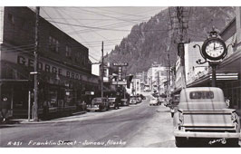 Juneau. Franklin Street, circa 1930-40's