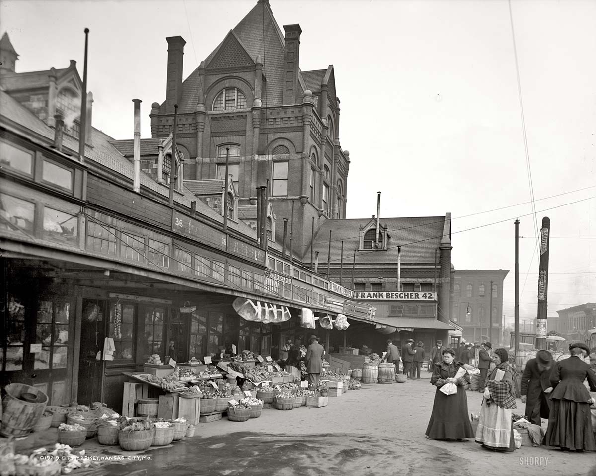 Kansas City. City Market, circa 1906