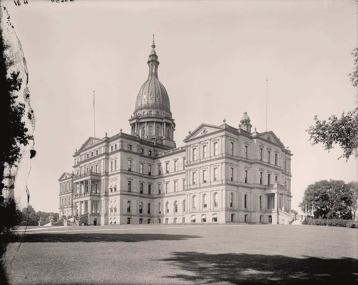 Lansing, Michigan. Capitol, between 1900 and 1910