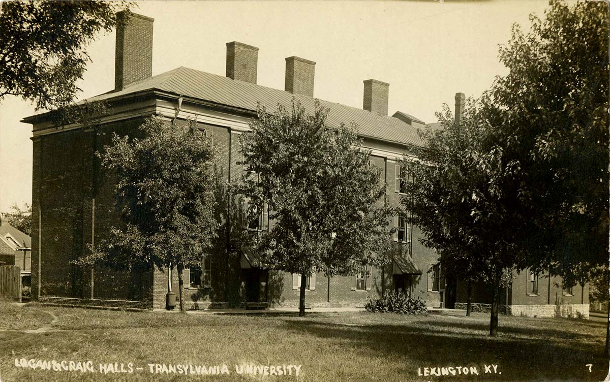 Lexington, Kentucky. Transylvania University, Logan & Craig Halls