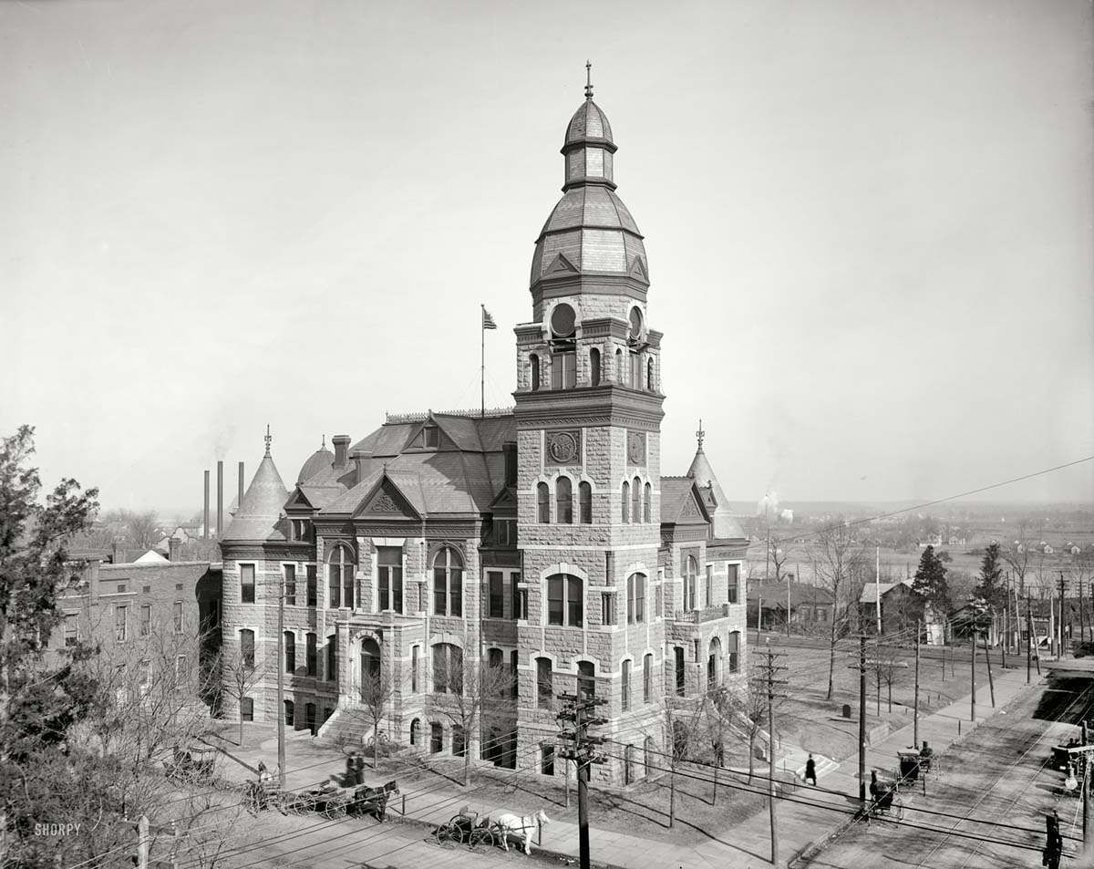 Little Rock. Pulaski County Court House, circa 1905